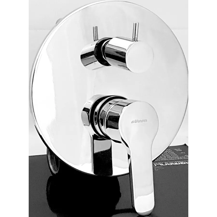 9740 Tam Banyo Bataryası Çıkışlı 18 cm, Krom