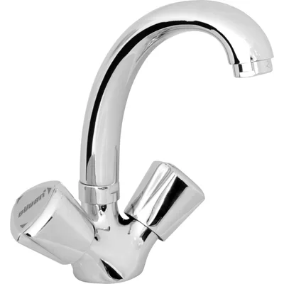 4303-17 Kuğu Lavabo Bataryası Lüks, Krom