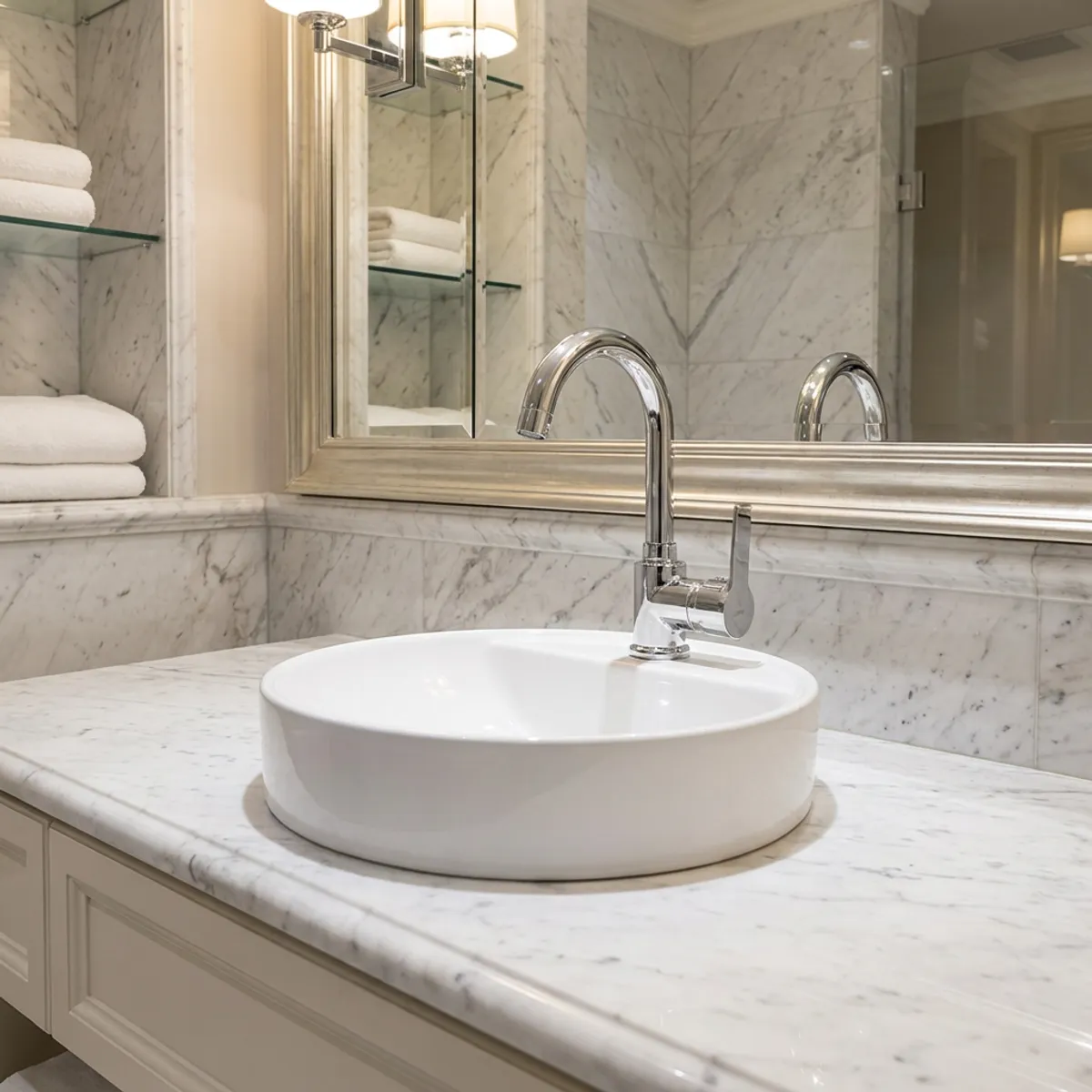 9602 Kuğu Lavabo Bataryası — Uygulama görseli